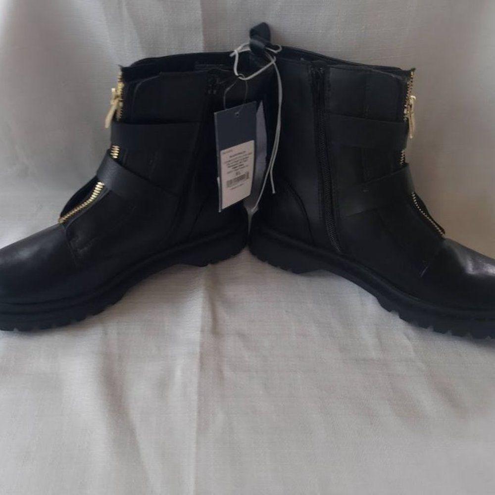 Universal Thread Double Buckle Combat Boots - Womens 6.5 -NEW - Picture 4 of 5